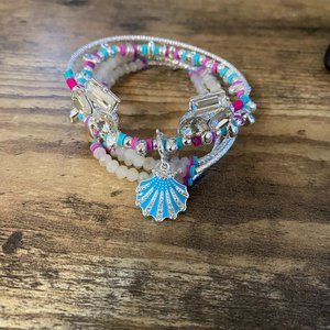 bomb party stack bracelets 2023 seashell